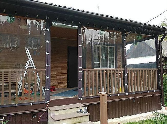 Мягкие окна для террасы, беседки, веранды под ключ