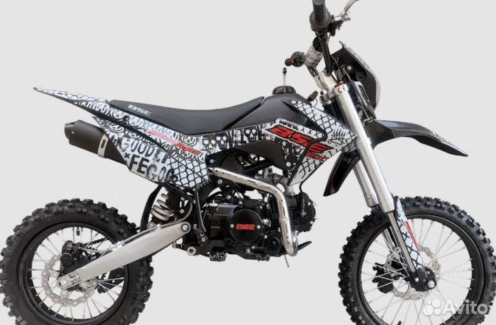 Питбайк BSE EX125 17/14 Max13 White Red (015)