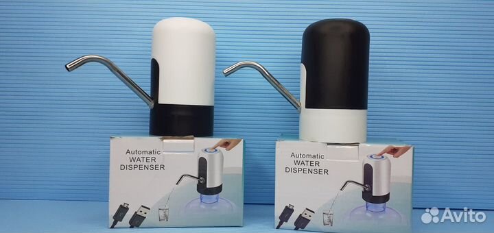 Помпа электрическая на бутыль 19л Аккумуляторная