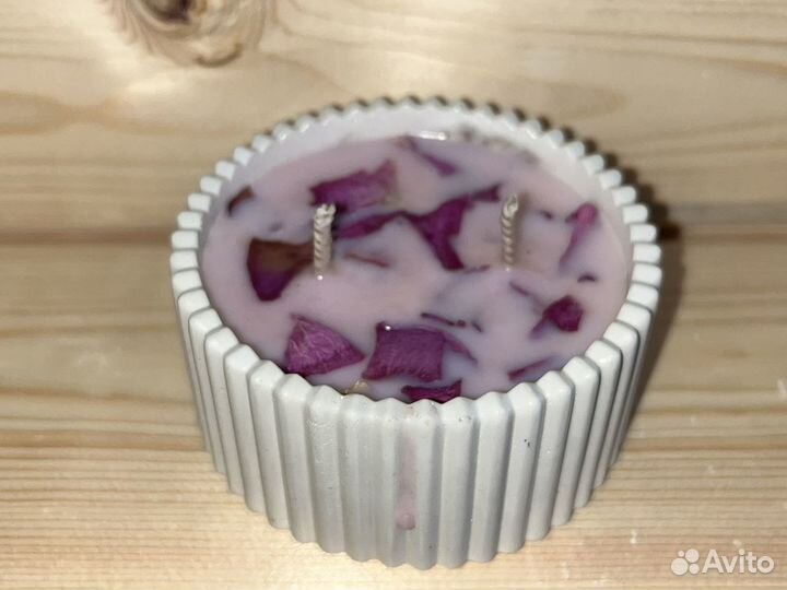 Ароматическая свеча ручной работы