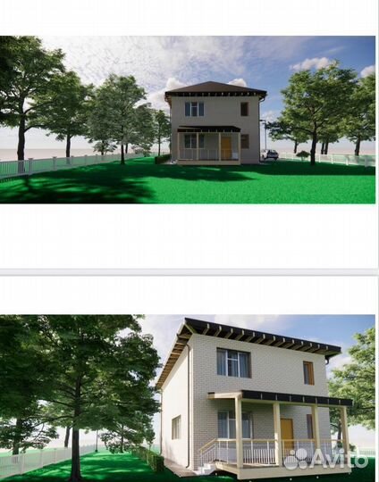 Проект двухэтажного дома