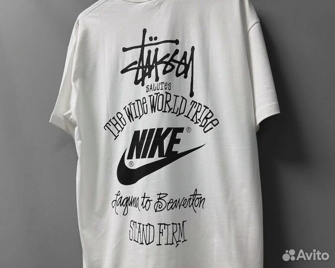 Футболка Nike x Stussy T-shirt Firm White