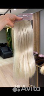 Волосы на заколках