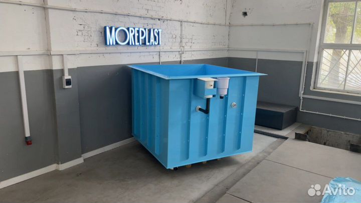 Купель квадратная с доставкой 1000х1500х1500мм