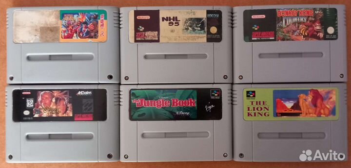 Картриджи для snes