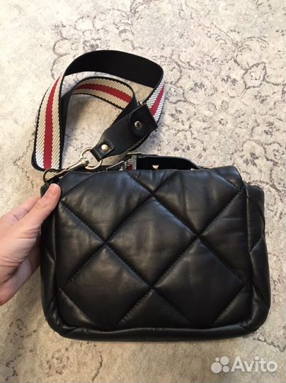 Сумка topshop кожаная