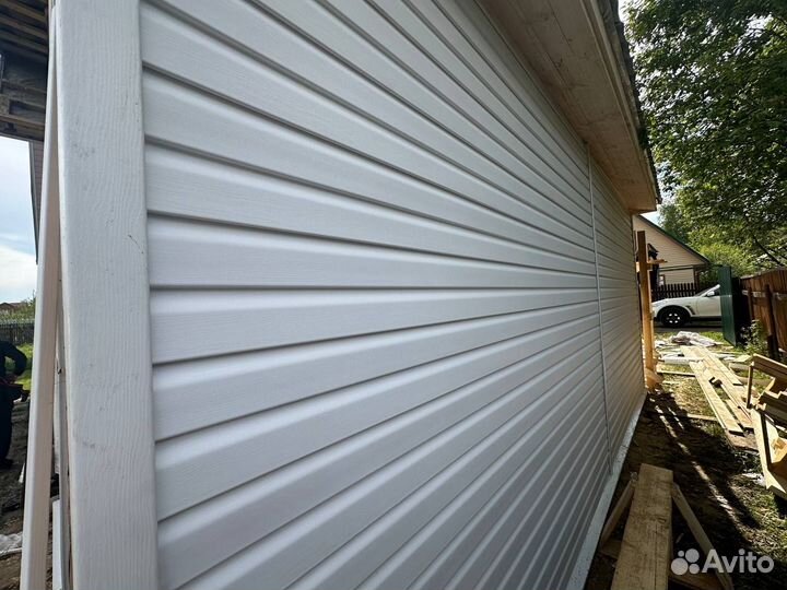 Фасад. Фасадные работы. Отделка сайдингом