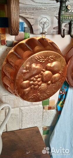 Медная форма для выпечки