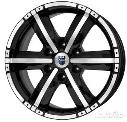 K&K Окинава : 7,5x17 6*139,7 Et:38 Dia:67,1 алмаз черный