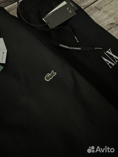 Спортивные штаны Armani Exchange черные LUX