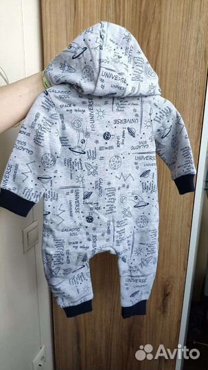 Флисовый комбинезон 68 Новый