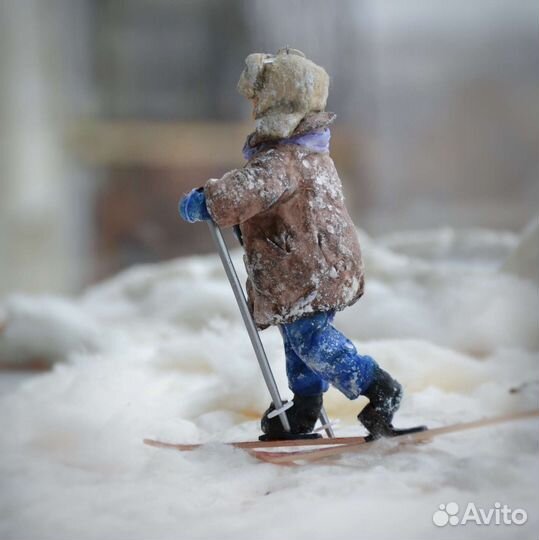 Ватная игрушка на ёлку 