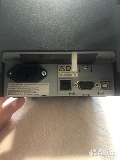 Чековый аппарат citizen 310
