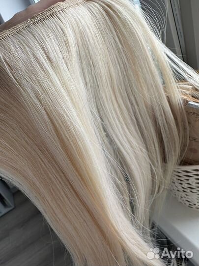 Волосы на заколках