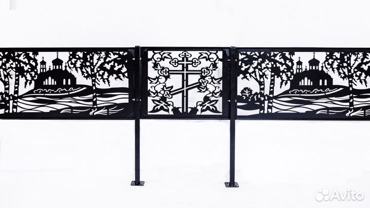 Оградки на кладбище