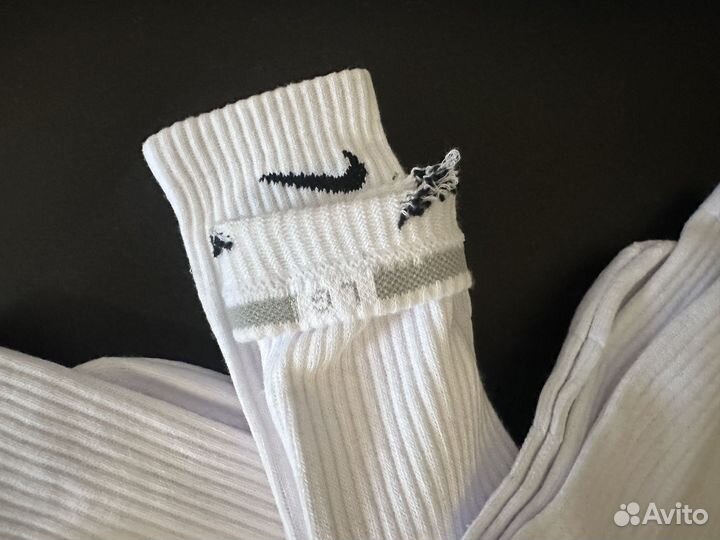 Носки nike белые высокие 9 пар