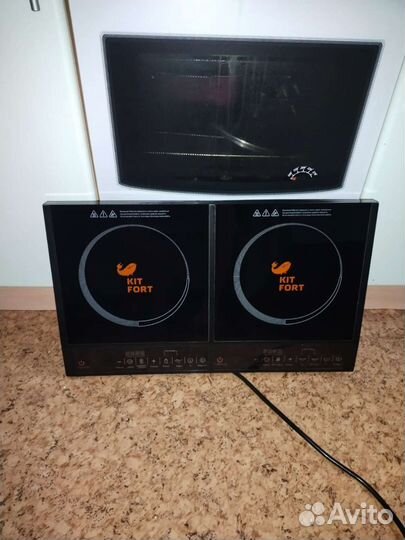 Индукционная плита 2 конфорки