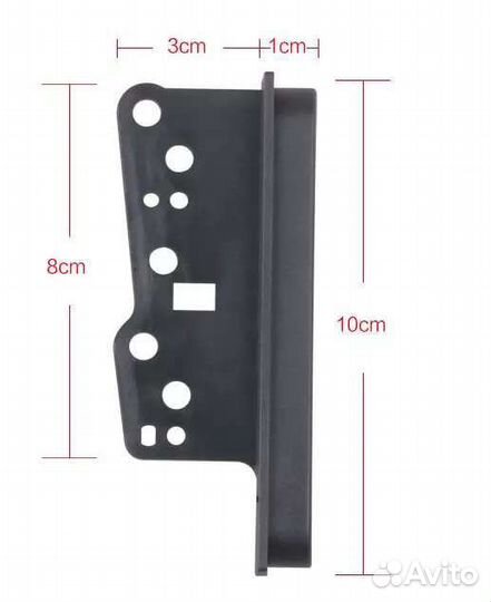 Боковые заглушки 2din Toyota/daihatsu