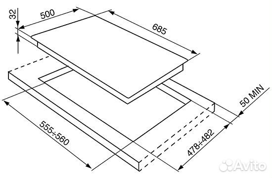 Газовая поверхность smeg sr975bgh
