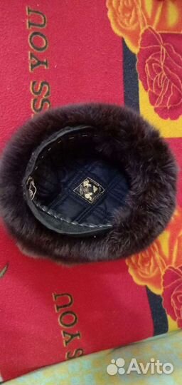 Женская норковая шапка