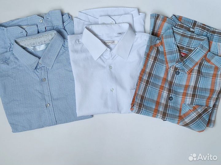 Рубашки школьные и брюки для мальчиков