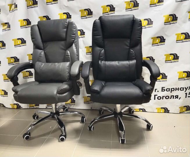 Новое офисное кресло с подушкой,мод.404, 4 цвета