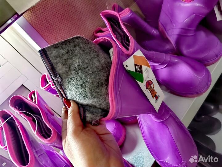 Сапожки резиновые детские