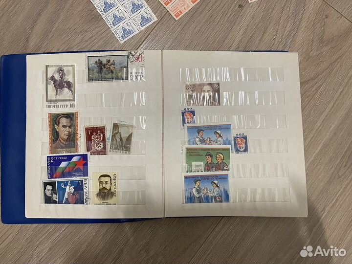 Коллекция марок и альбом