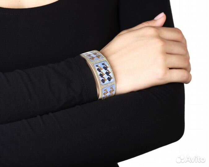 Золотой браслет с перламутром Roberto Coin