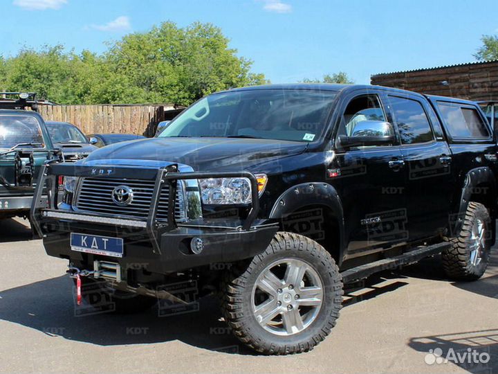 Передний силовой алюминиевый бампер со съемным кен