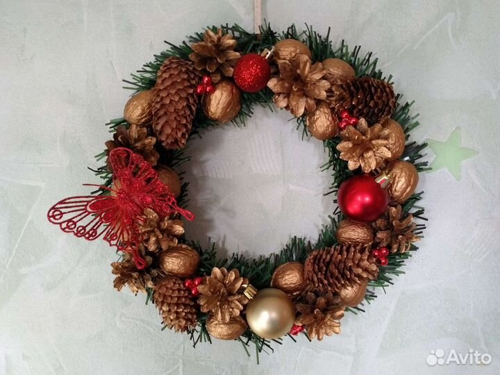Венок новогодний большой