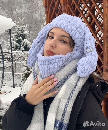 Балаклава вязаная ручная работа