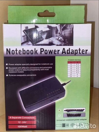 Универсальная зарядка для ноутбука
