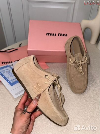 Лоферы женские от MIU MIU