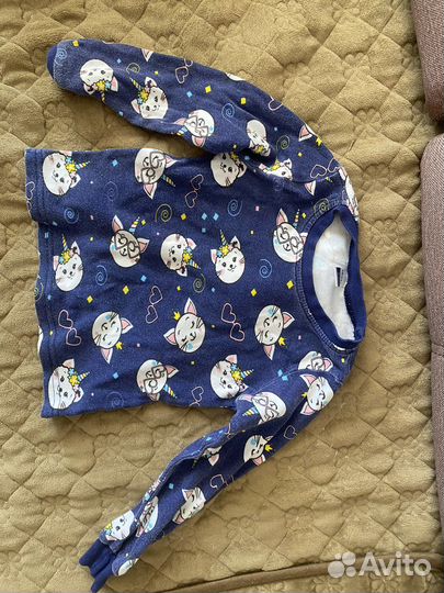 Пижамы для девочек бу 86-92