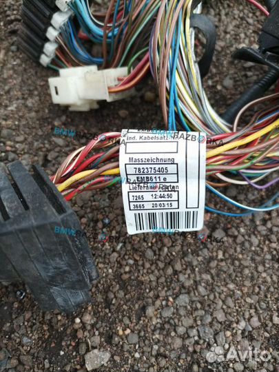 Проводка двигателя BMW 5 F07/F10/F11 рест. F10