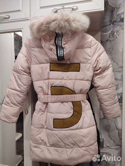 Пуховик на девочку 128