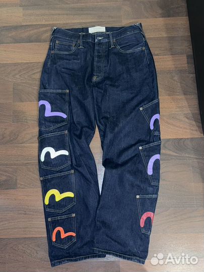Джинсы evisu multipocket