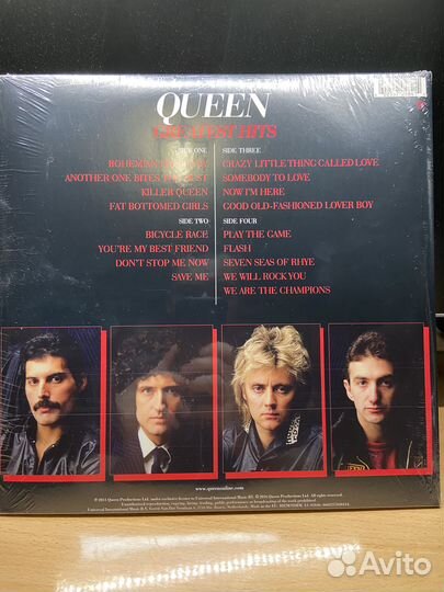 Queen - Greatest Hits (2LP) новый запечатанный