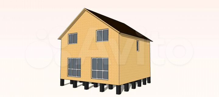 Коттедж 140 м² на участке 7,5 сот.
