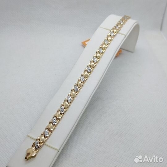 Браслет ролекс золотой (Au 585) (2-сд)