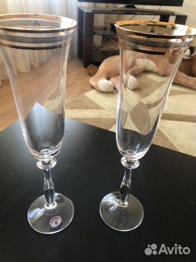 Фужеры богемия (Чехия)