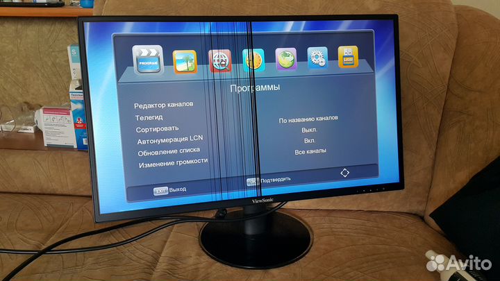 Монитор на запчасти