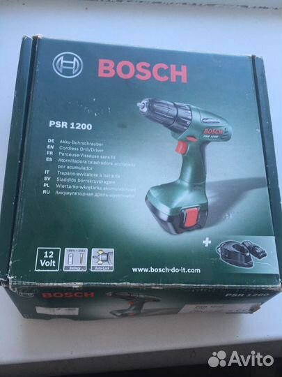 Аккумуляторная дрель