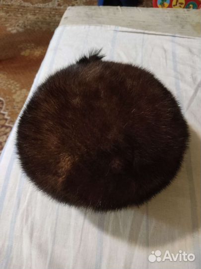 Берет женский норковый