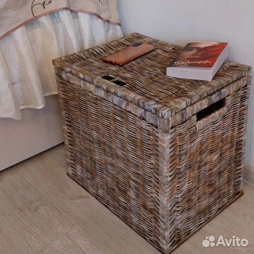 Плетёный короб/сундук/корзина ручной работы