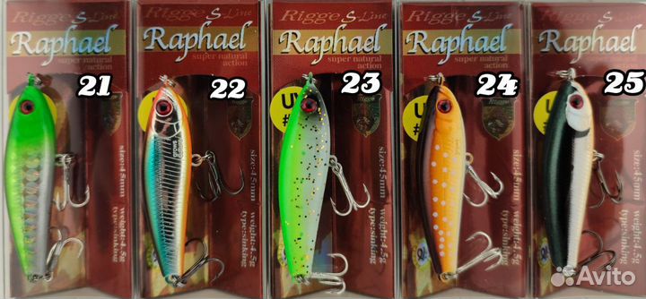 Воблер Zipbaits Rigge Raphael S-Line 45 S