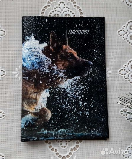 Обложка на паспорт натуральная кожа