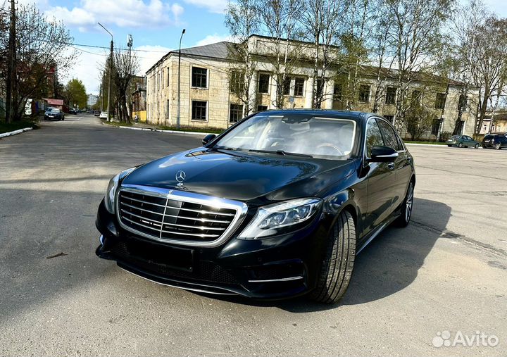 Аренда авто Мерседес S-class с водителем