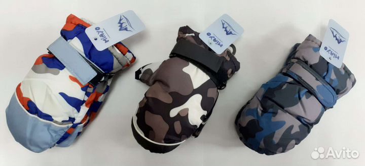 Варежки балоневые зимние на мальчика новые 92-104